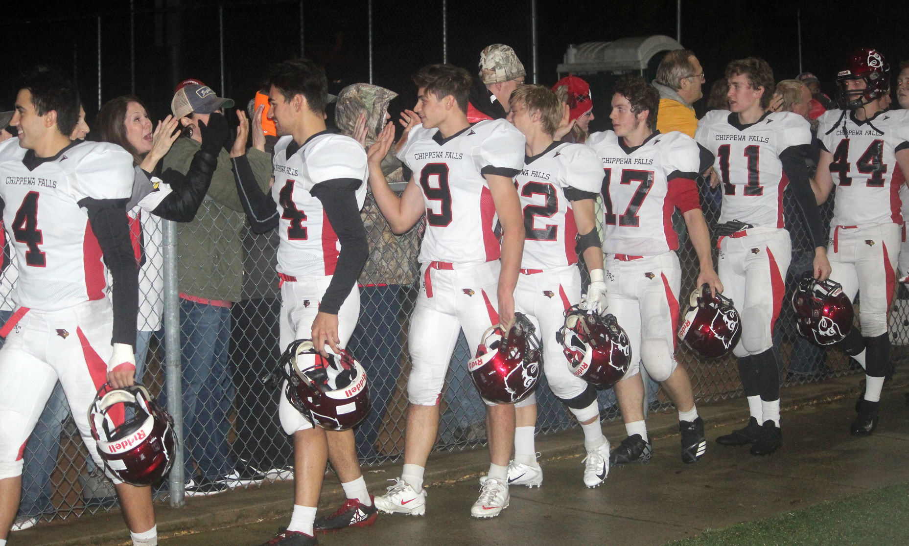 Chi-Hi football at Eau Claire North 10-5-18